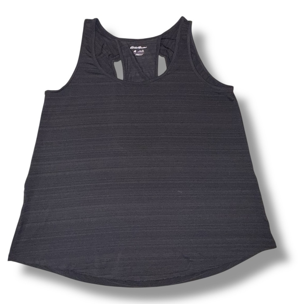 EDDIE BAUER Women's Trail Light Draped-Back Tank Top - XL Black - Picture 5 of 15